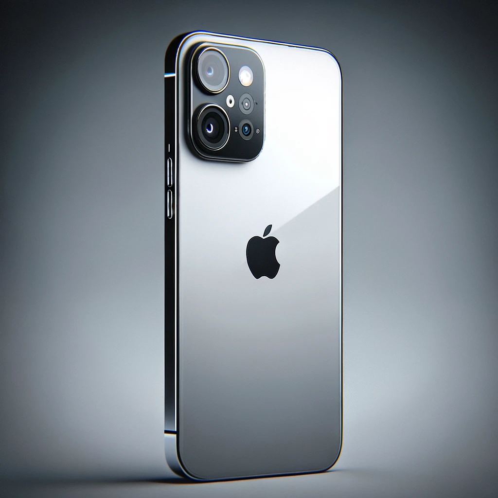Leaked iPhone 16 vertical camera module showcasing the new design.