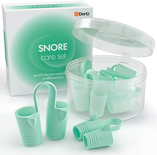 Set of Nose Vents - Effective Snoring Solution - Nasal Dilators, Anti Snoring Devices - Snore Stopper - Sleep Improvement - Relieve Nasal Congestion Due to Deviated Septum