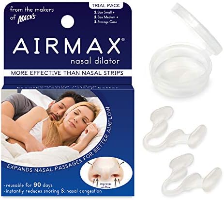 Nasal Dilator for Better Sleep - Natural, Comfortable, Anti Snoring Device, Snoring Solution for Maximum Airflow and Easier Breathing (Small and Medium)