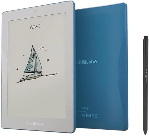 Wave - Color | 7.8" 64G Waterproof E-Book Reader for Reading, Writing & Sketching | Glare-Free Paper-Like Color Display | Bluetooth Enabled | Includes Stylus and Cover