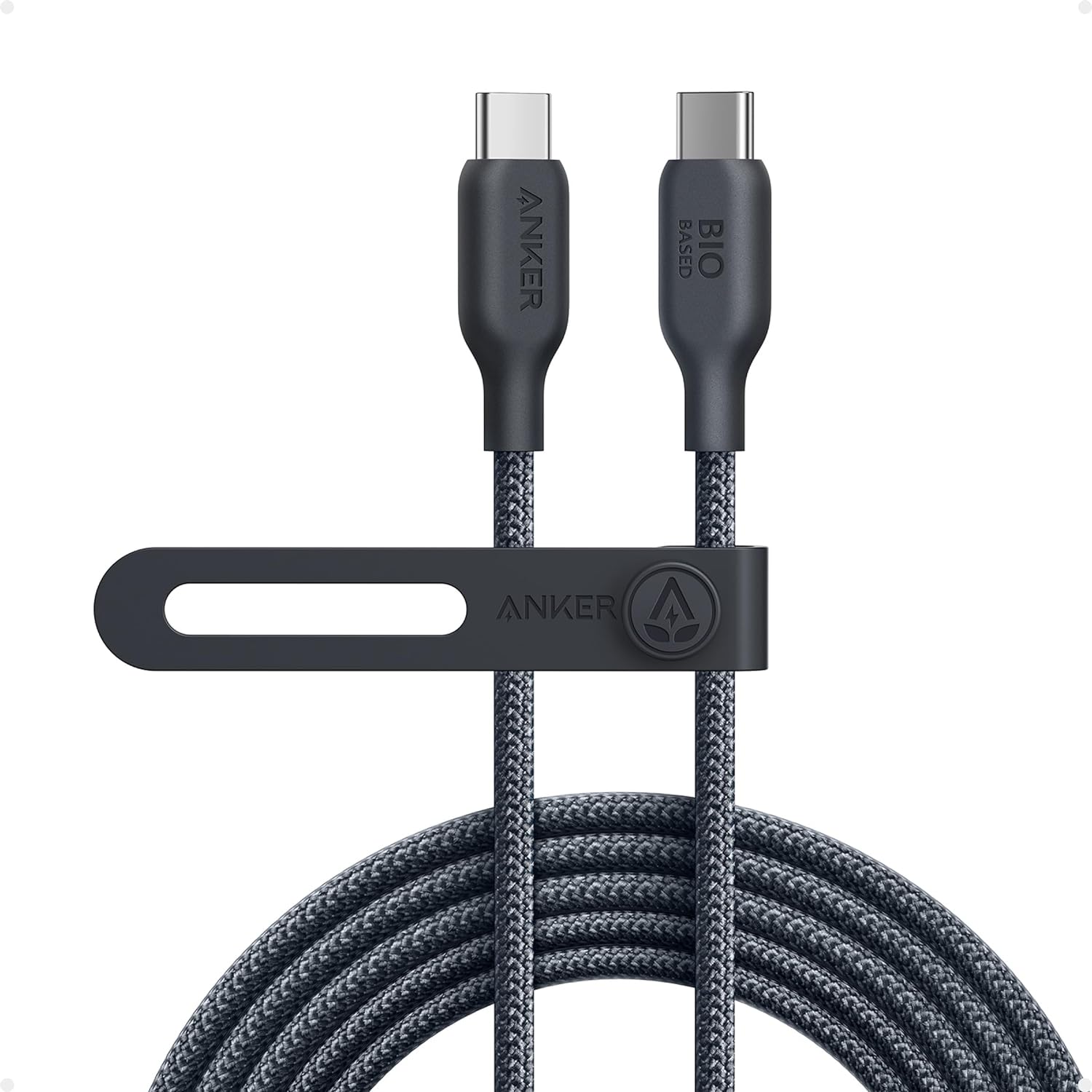 anker usb c cable 240w bio braided type c fast charge