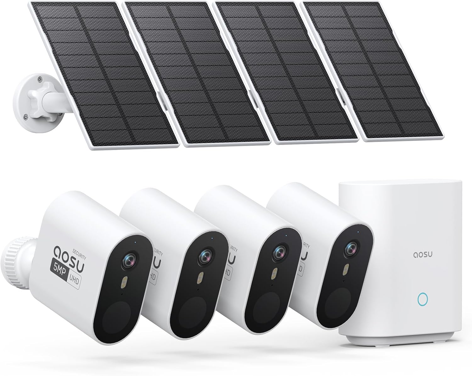 aosu 3k5mp solar security cameras outdoor wireless ultra