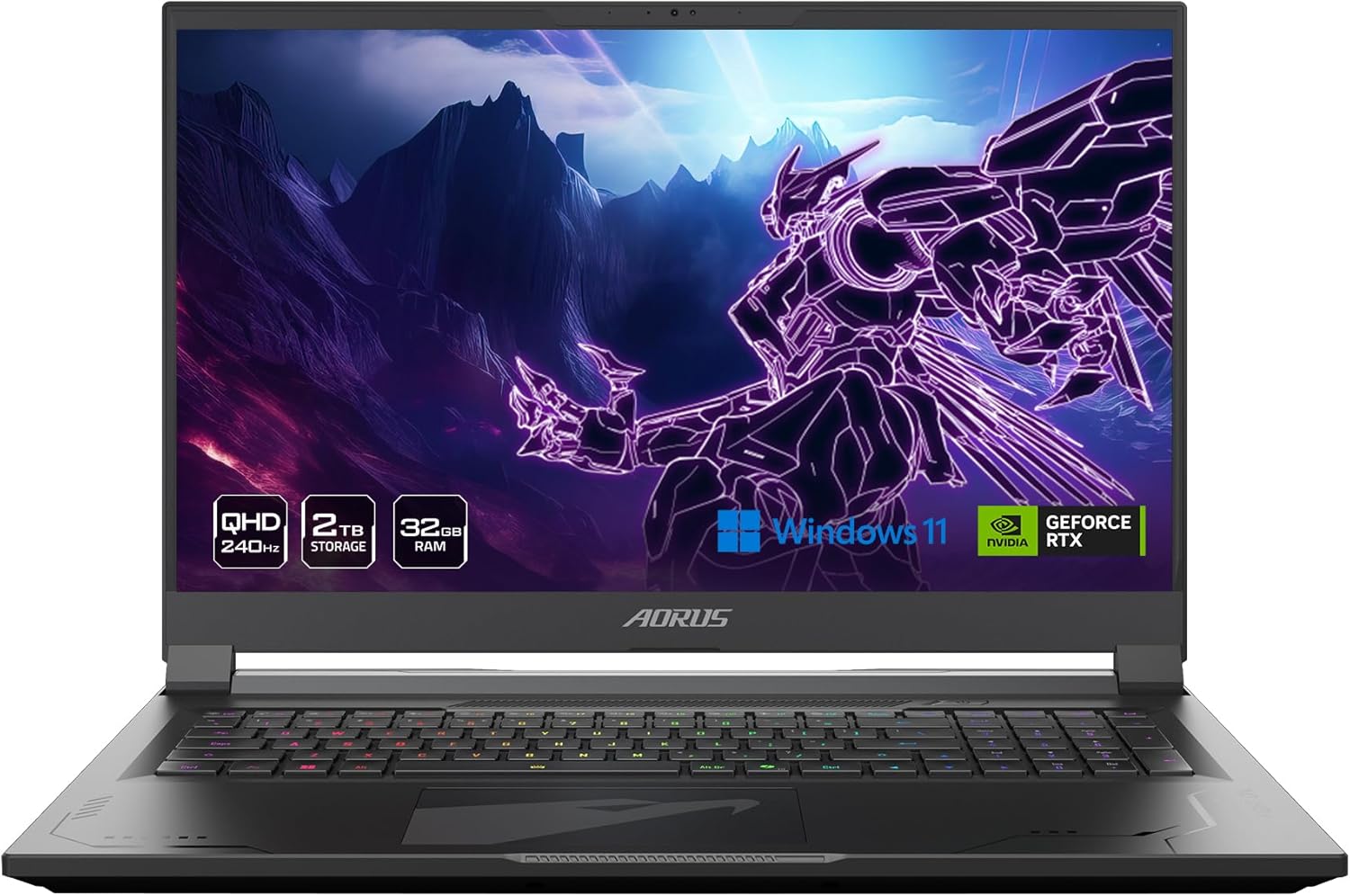 gigabyte aorus 17x 2024 gaming laptop 240hz 2560x1440