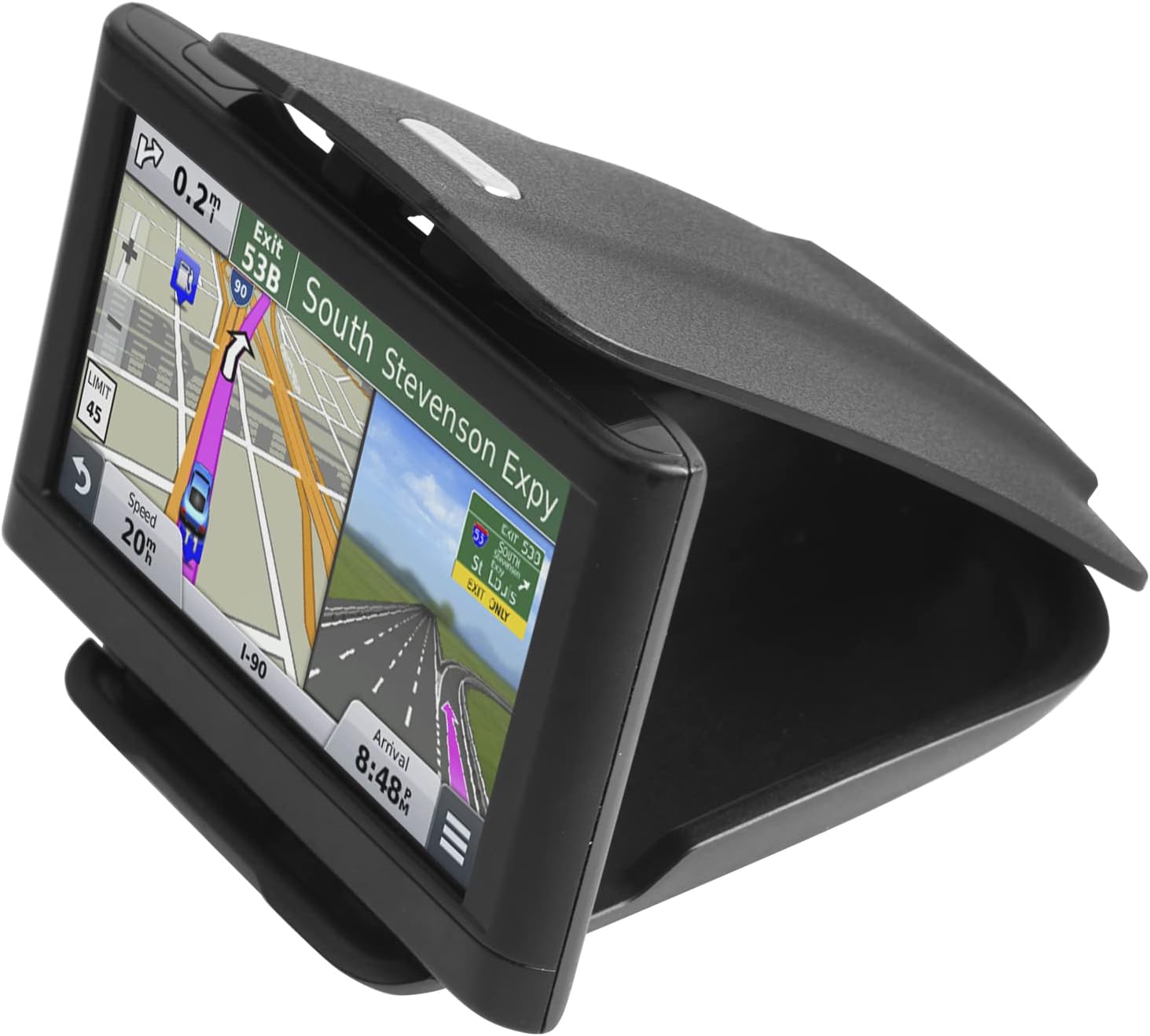 gps dash mount matte black dock for garmin nuvi drive