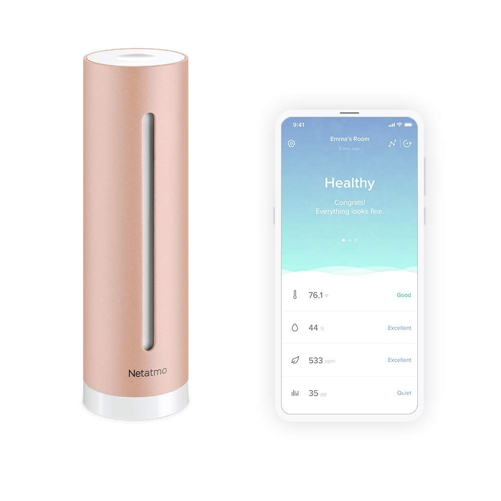 smart indoor air monitor by netatmo measures air quality