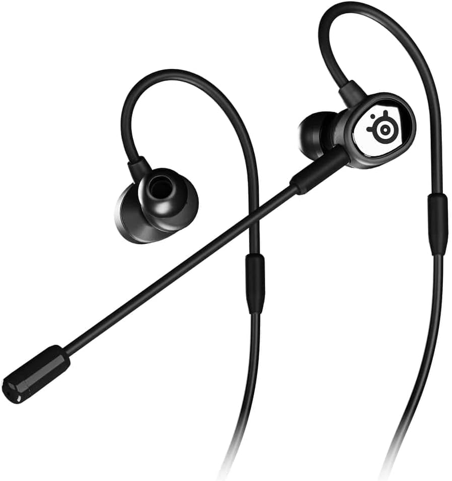 steelseries tusq gaming earphones with detachable microphone