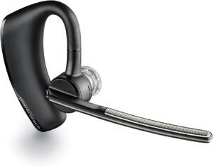 Poly Voyager Legend Wireless Headset (Plantronics) - Single-Ear Bluetooth w/Noise-Canceling Mic - Voice Controls - Mute & Volume Buttons - Ergonomic Design -Connect to Mobile/Tablet via Bluetooth -FFP