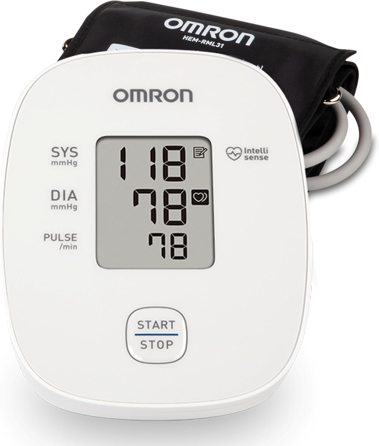OMRON Iron Upper Arm Blood Pressure Monitor - Clinically Validated Blood Pressure Cuff - Medical Grade with Wide Range 17" Arm Cuff