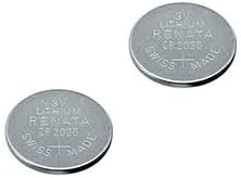 Renata CR2025 Batteries - 3V Lithium Coin Cell 2025 (2 Count)
