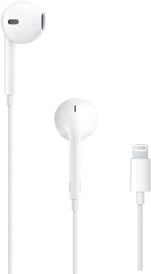 Apple EarPods with Lightning Connector, Wired Earbuds for iPhone with Remote