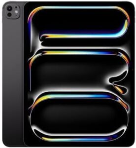 2024 Apple iPad Pro 13-inch Wi-Fi + Cellular 256GB Space Black Renewed Premium