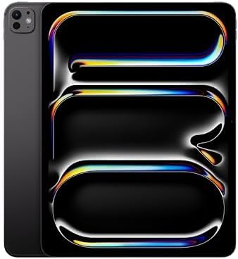 2024 Apple iPad Pro 13-inch Wi-Fi + Cellular 256GB Space Black Renewed Premium