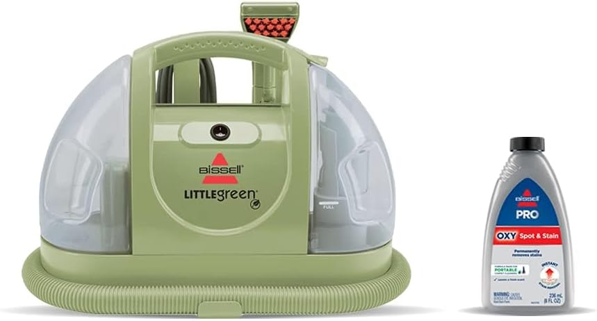 BISSELL Little Green Multi-Purpose Portable Carpet Cleaner, 1400B, Green