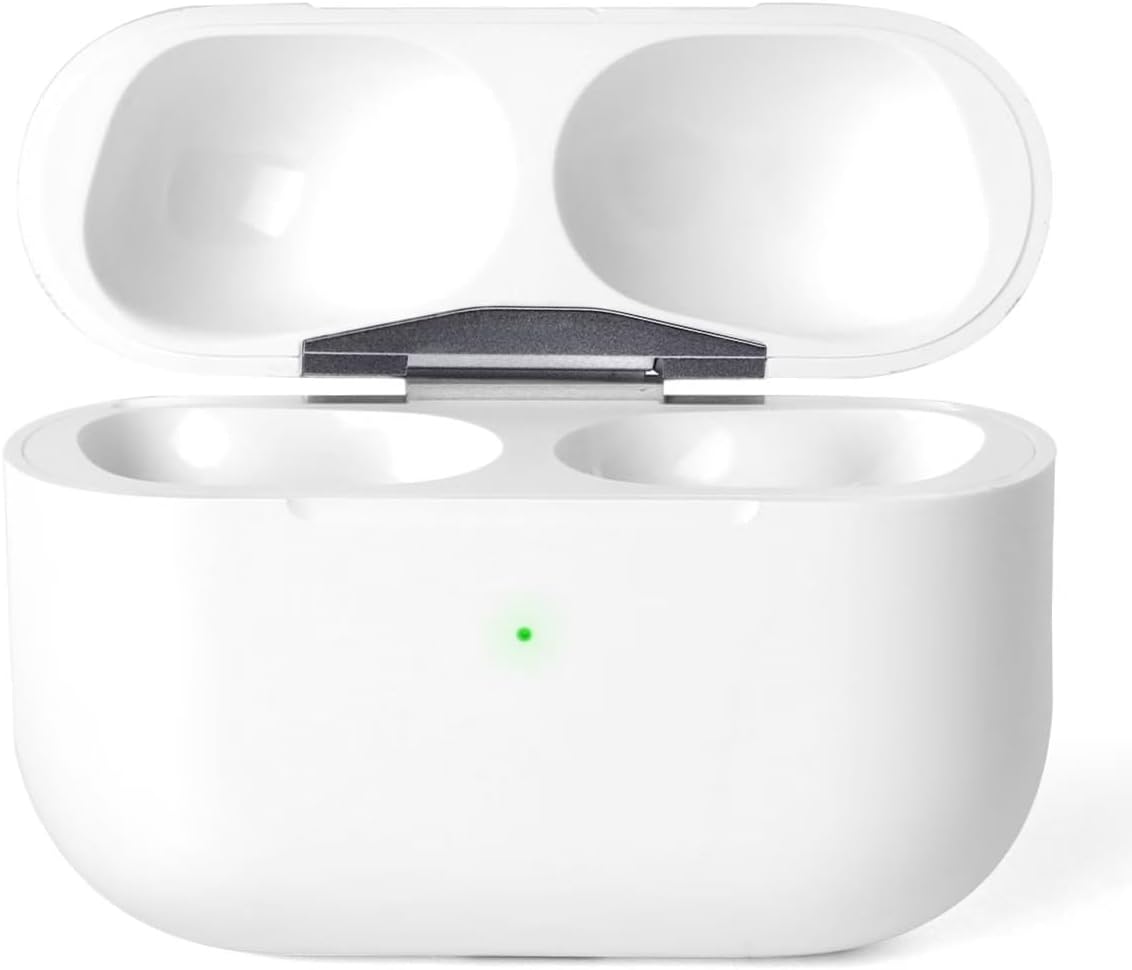 Replacement AirPods Pro 1st/2nd Gen Charging Case, Wireless Charging Case (White)