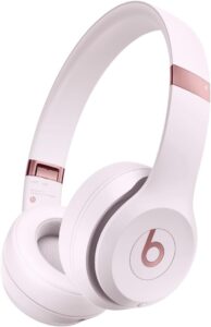 Beats Solo 4 Wireless Bluetooth On-Ear Headphones Cloud Pink Renewed Premium