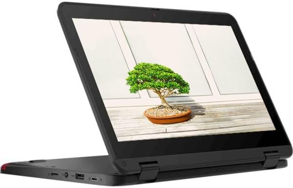 Lenovo 2024 2-in-1 Chromebook, 11" HD Touch, Intel, 4GB RAM, 32GB SSD (Renewed)