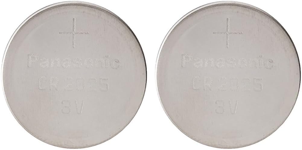 Panasonic CR2025-4 CR2025 3V Lithium Coin Battery (Pack of 8)