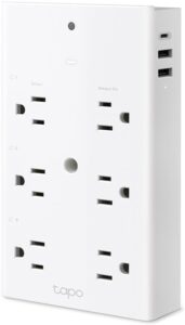 Tapo P306: Smart Plug Outlet Extender w/ 3 Outlets, 18W Fast Charging, USB-C & USB-A, Night Light, Apple HomeKit, Alexa, Google