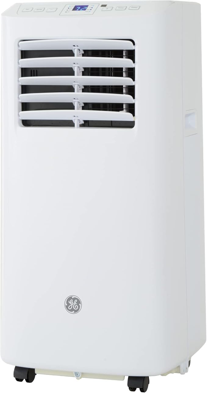 GE APMS05BWF 5,000 BTU Portable AC for Small Rooms, 3-in-1, White
