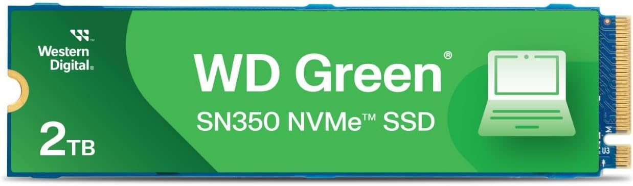 Western Digital 2TB WD Green SN350 NVMe SSD - WDS200T3G0C