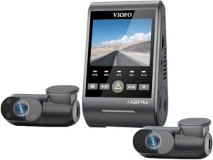 VIOFO A229 Plus 3CH Dash Cam, Dual STARVIS 2, 1440P+1440P+1080P, 5GHz Wi-Fi, GPS, 24H Parking Mode