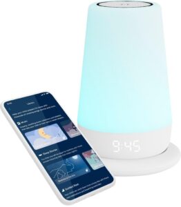 Hatch Rest+ Baby & Kids Sound Machine | 2nd Gen | Night Light, Alarm Clock, Sleep Trainer, Time-to-Rise, White Noise, Bedtime Stories, Portable with Battery