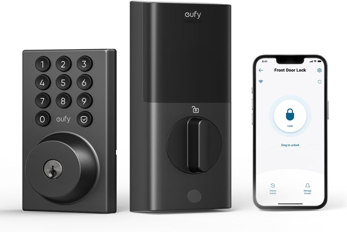 Here’s the rewritten text for SEO (under 60 characters):  
eufy Security Smart Lock C30, WiFi Deadbolt, Keyless Entry, Auto Lock  
Let me know if you'd like any adjustments!