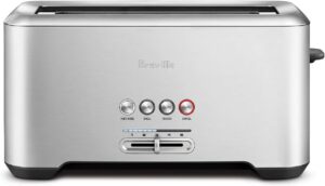 Breville Bit More Toaster 4 Slice BTA730XL, Brushed Stainless Steel