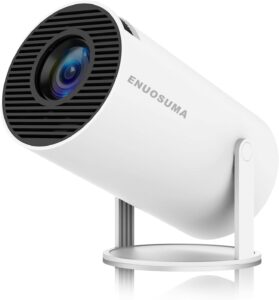 Mini Projector 4K 1080P, WiFi6 5G, BT 5.2, Android 11, 200 ANSI, Auto Keystone