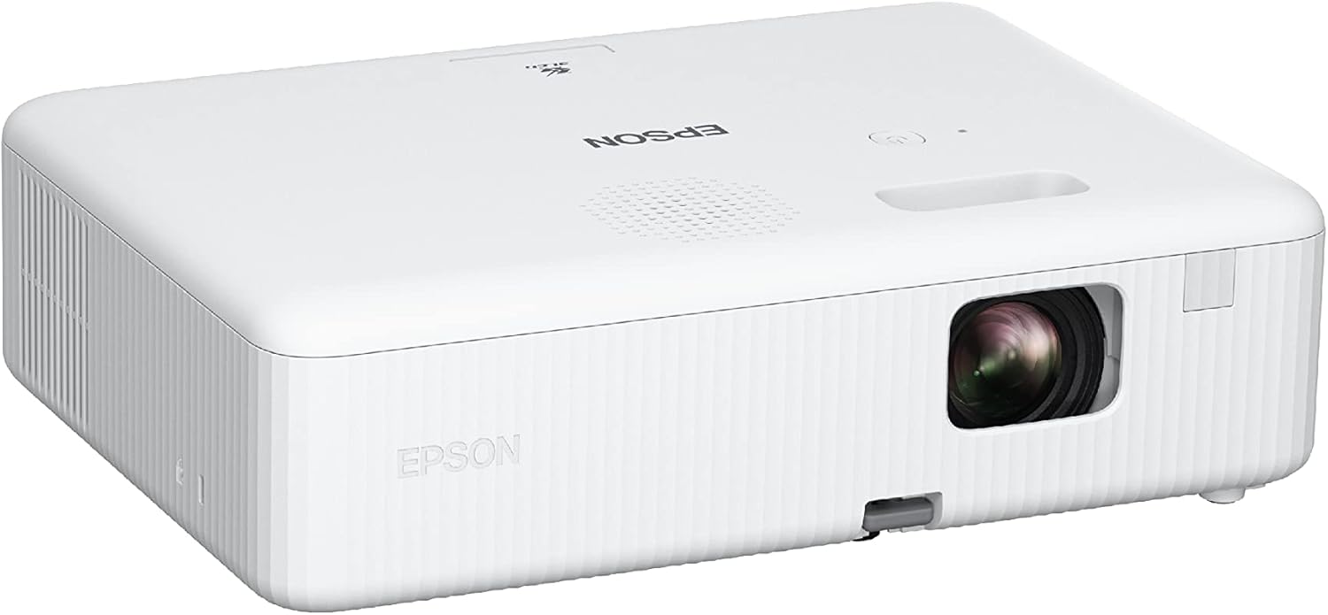 Epson EpiqVision Flex CO-W01 Portable Projector, 3LCD, 3,000 Lumens, 300-Inch