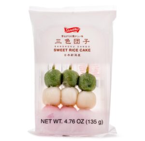 Shirakiku Sweet Rice Cake, Sanshoku Dango, 4.76 oz (135 g)