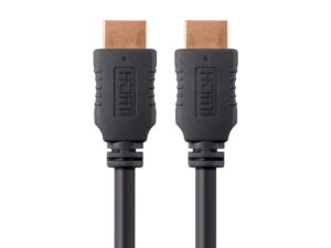 Monoprice High Speed HDMI Cable - 4K@60Hz HDR, 18Gbps, 20ft, Black