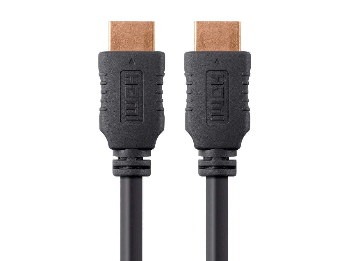 Monoprice High Speed HDMI Cable - 4K@60Hz HDR, 18Gbps, 20ft, Black