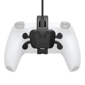 IWGAME Back Paddles for PS5 Controller, 4 Back Buttons, Plug & Play, Turbo, Programmable