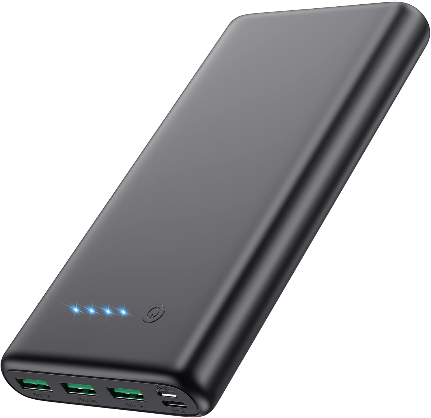 Portable Charger 36800mAh, 4 Outputs Power Bank, Dual Input 5V/3A, USB-C in/Out, Compatible with iPhone 16/15/14/13, Samsung S23