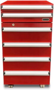 Whynter TBR-185SR 1.8 cu ft Portable Tool Box Fridge, 2 Drawers, Lock, Red