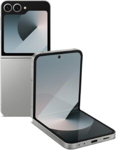 SAMSUNG Galaxy Z Flip 6 256GB Unlocked Android Smartphone US 2024 Silver Shadow (Renewed)
