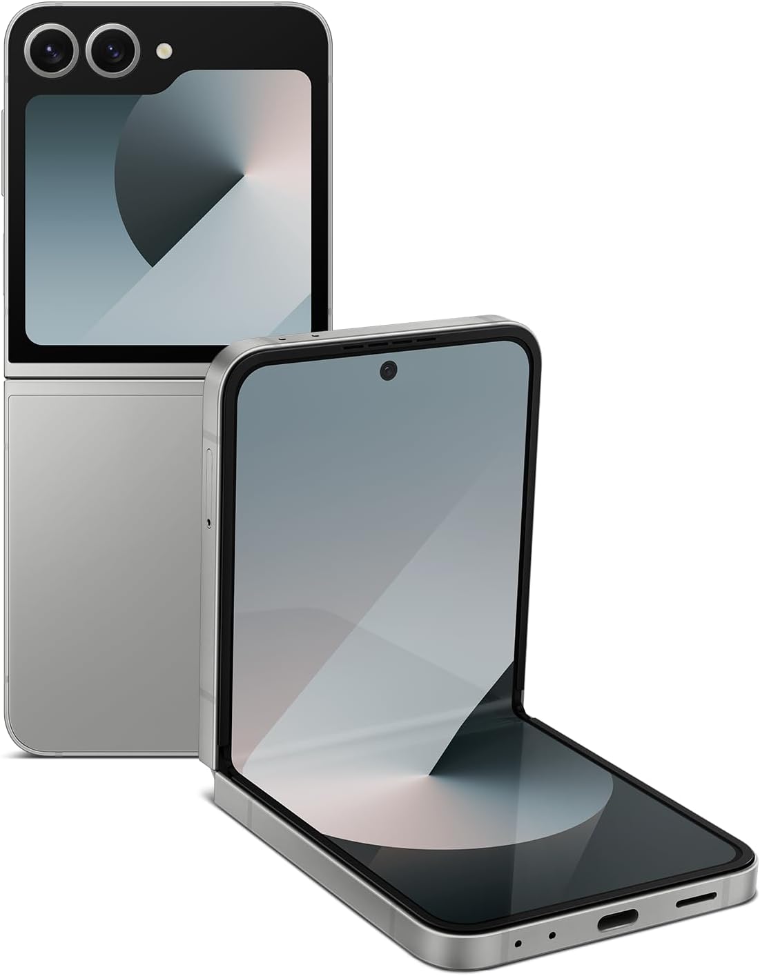 SAMSUNG Galaxy Z Flip 6 256GB Unlocked Android Smartphone US 2024 Silver Shadow (Renewed)