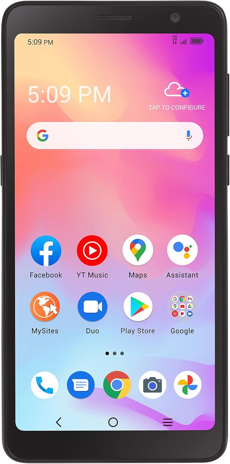 Total Wireless Alcatel TCL A3 32GB Black Prepaid Smartphone (Locked)
