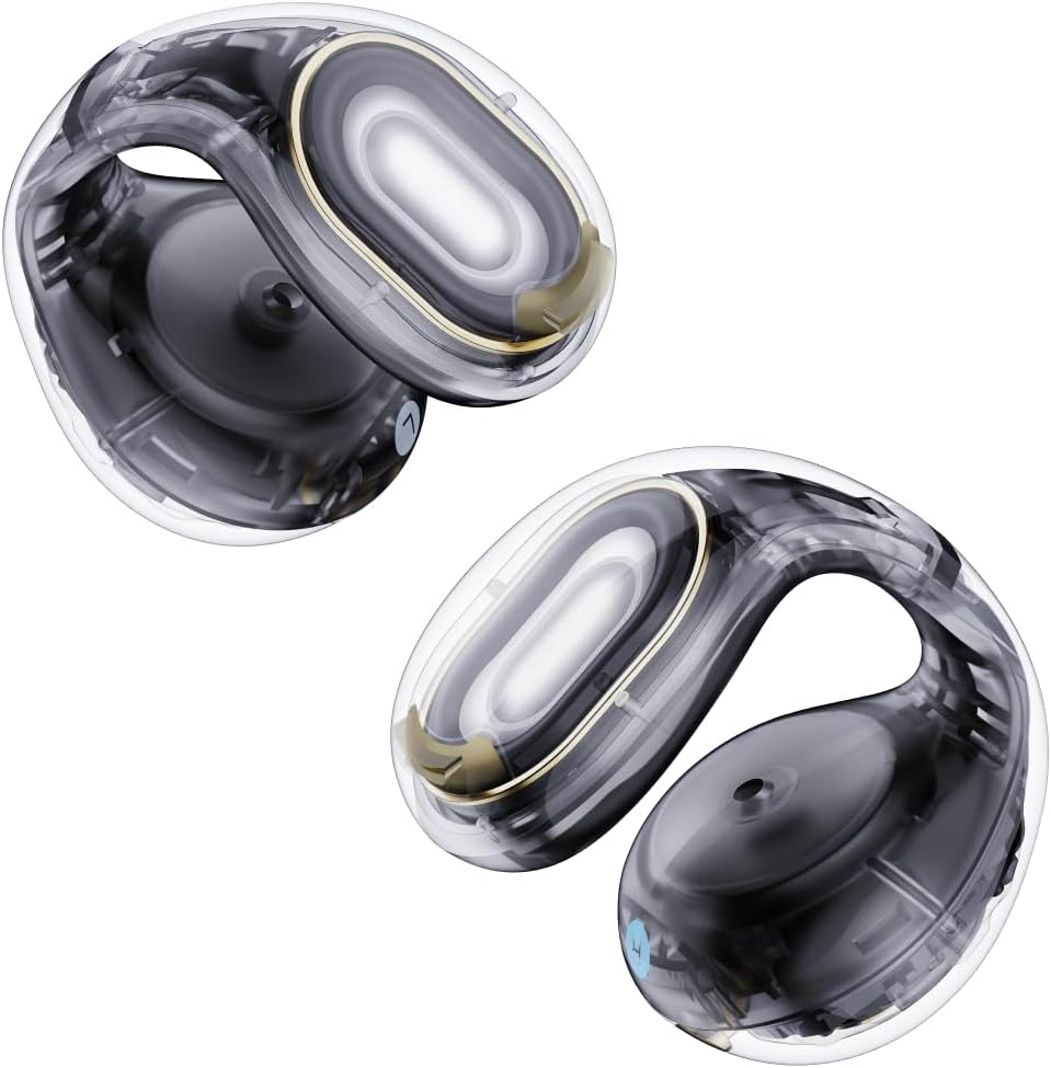 Soundcore C30i by Anker, Open-Ear Clip-On Headphones, Lightweight, Small-Ear Friendly, Stable Fit, 30H Play, IPX4