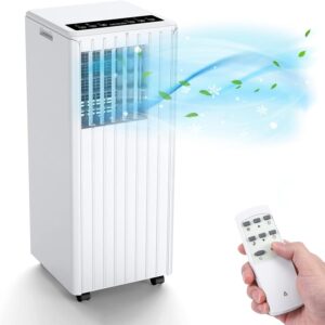 Here’s the rewritten text for SEO (under 60 characters):  
8000BTU Portable AC for Rooms Up to 350 Sq.Ft, 3-in-1 Cooling  
Let me know if you'd like any adjustments!