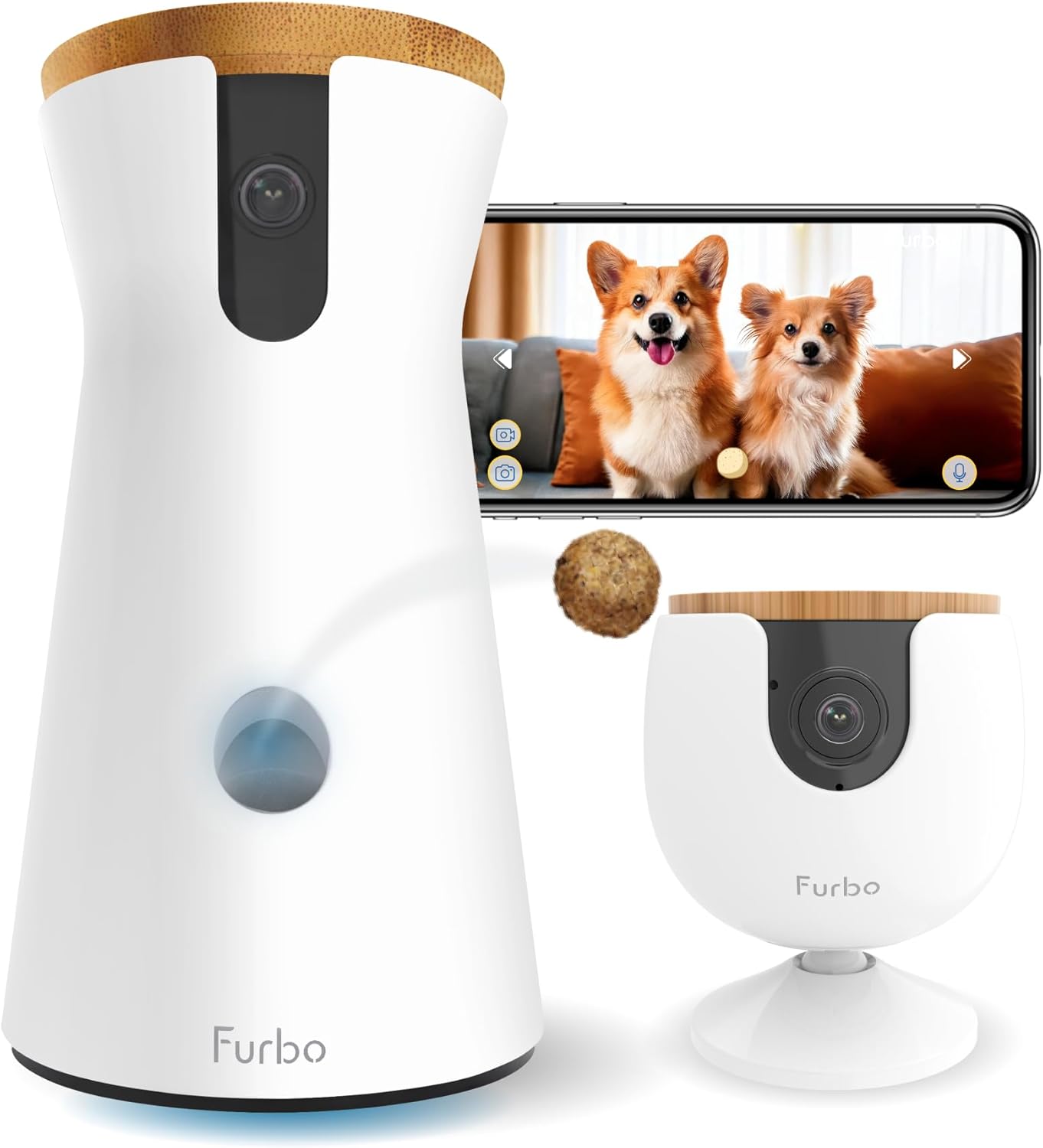 Furbo 360 Dog Camera + Mini (2-Camera Bundle Nanny Pro Subscription)