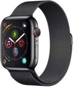 Apple Watch Series 4 GPS + Cellular 44mm Space Black Stainless Steel Milanese Loop