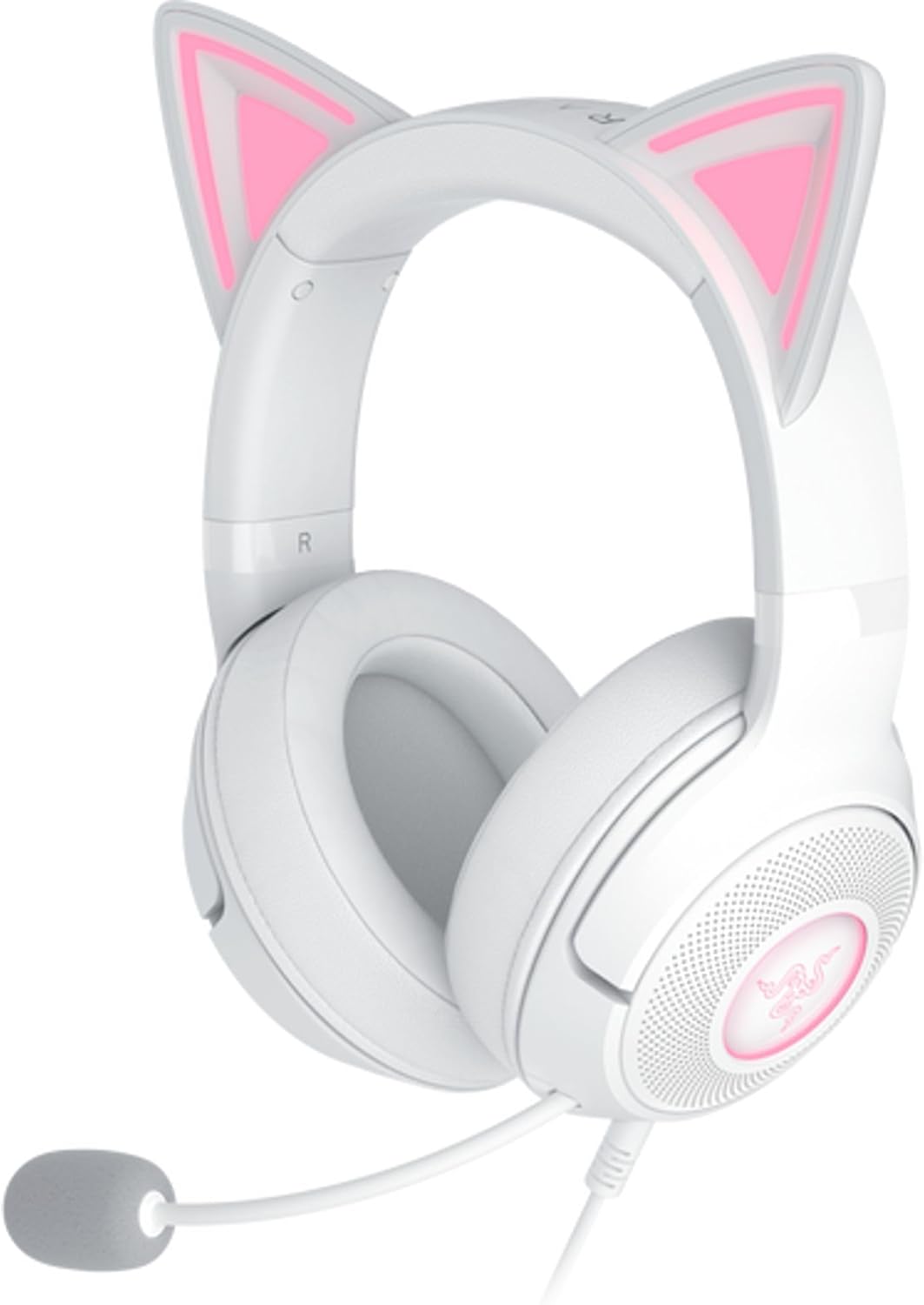 Razer Kraken Kitty V2 USB Wired Headset: Chroma RGB, HyperClear Mic, 7.1 Surround Sound