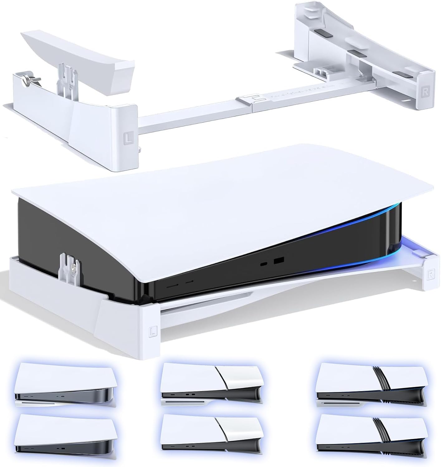 OIVO PS5/Slim/Pro Horizontal Stand for Disc & Digital Console, Stable Base Stand