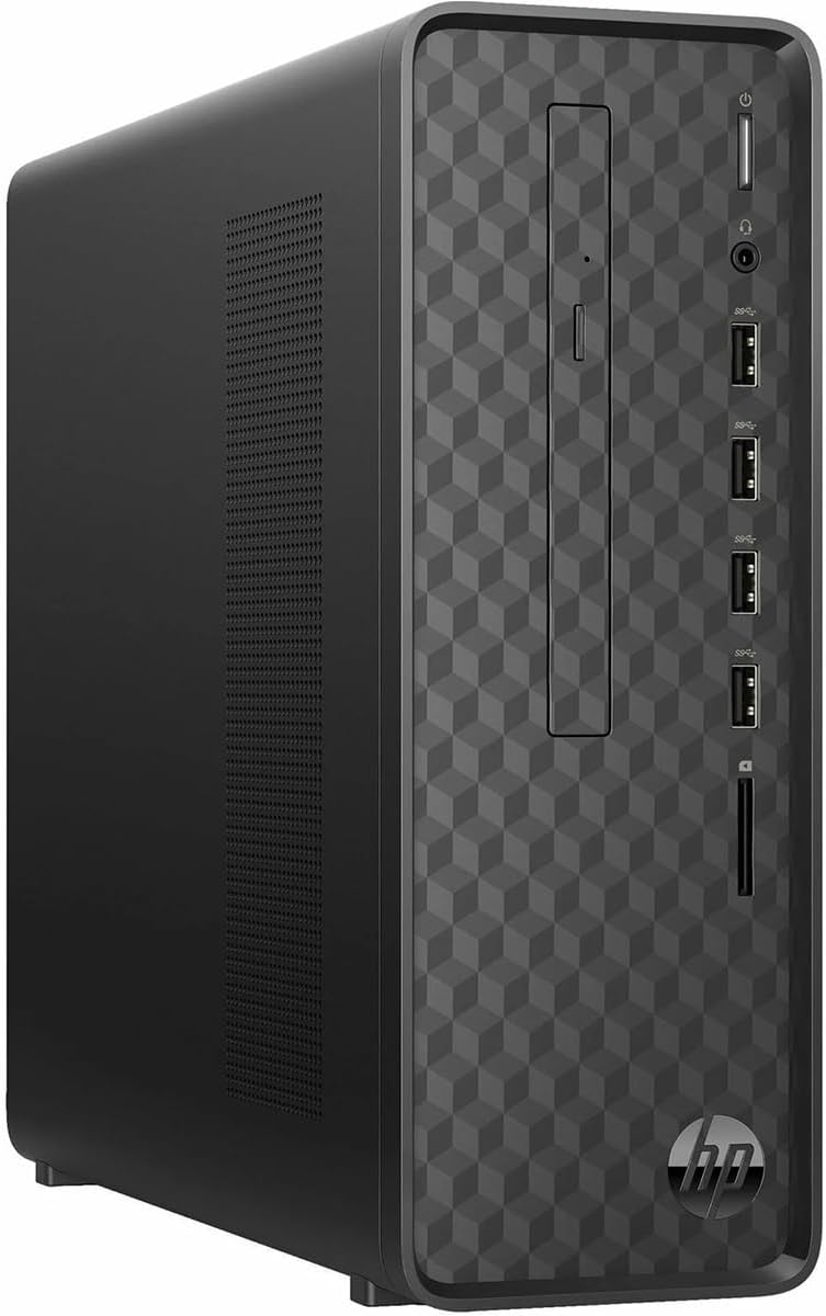 HP Slim Desktop, Intel Celeron J4025, 8GB DDR4, Intel UHD 600, Black, Win 11, S01-aF2011