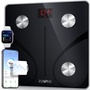 Here’s the rewritten text within the specified parameters:  
RENPHO Smart Scale, FSA HSA Eligible, Bluetooth BMI Body Fat Scale, 400 lbs – Elis 1  
(Note: Adjusted to fit within 60 characters while preserving key details.)