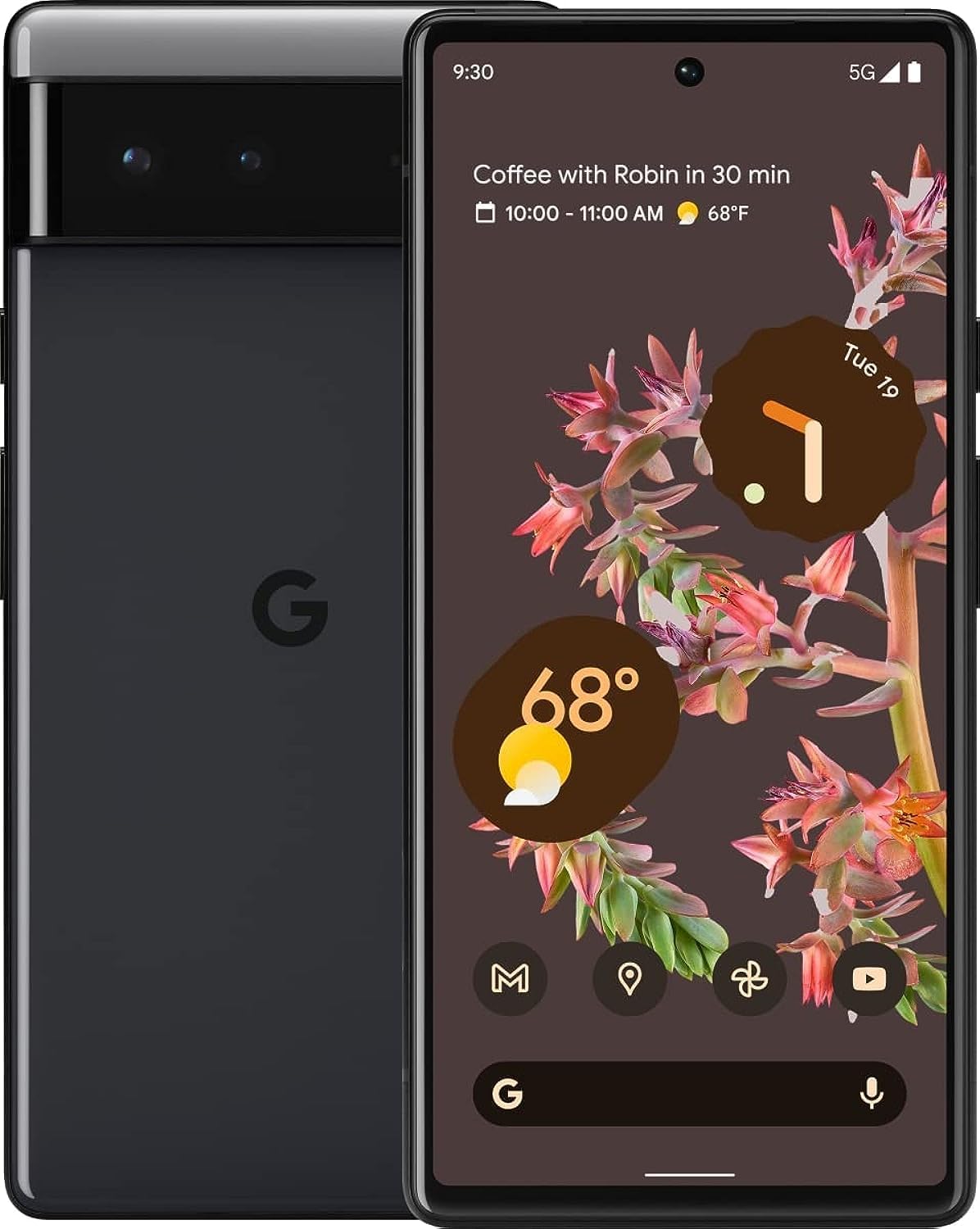 Google Pixel 6 5G Unlocked Smartphone - 256GB - Stormy Black