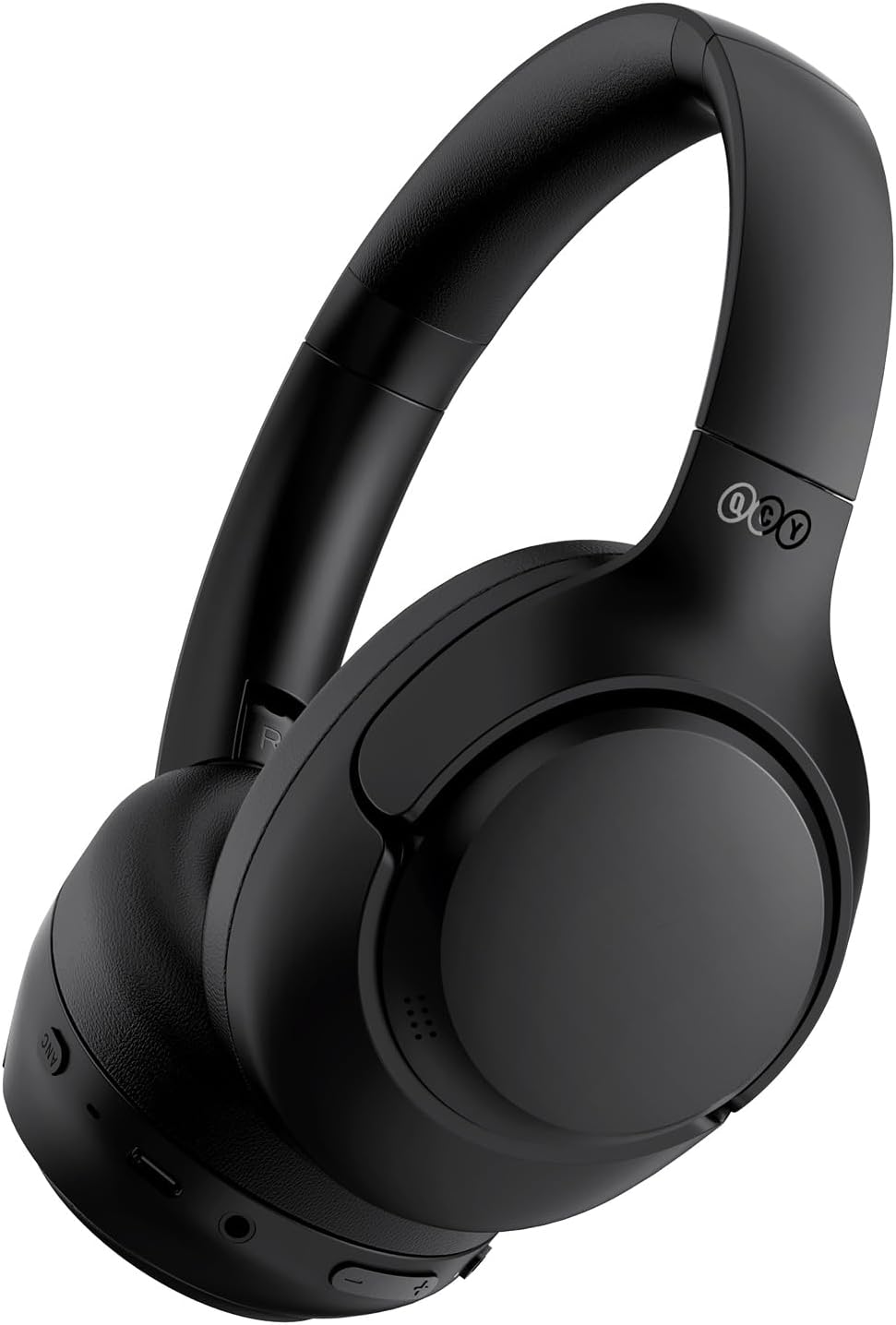 QCY H3 ANC Over Ear Bluetooth Headphones, Active Noise Cancelling, Hi-Res Audio, 60H Playback, Black