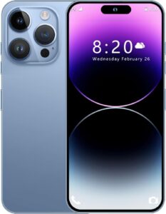 Here’s the rewritten text for SEO (under 60 characters):  
"I14 Pro Max Unlocked 6.82" HD Android13 6+256GB Dual SIM Blue"  
Let me know if you'd like any adjustments!